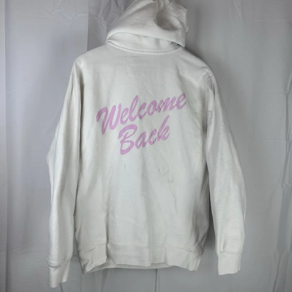 Views Podcast‎ Hoodie Mens Large Pullover Welcome Back Embroidered Sweatshirt